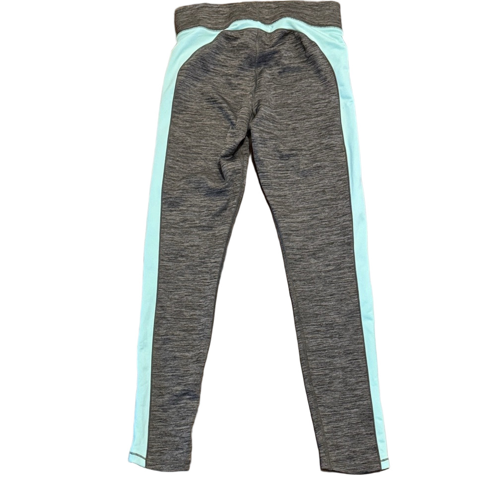 Under Armour Compression Charcoal and Light Blue Leggings Size M - Picture 3 of 3